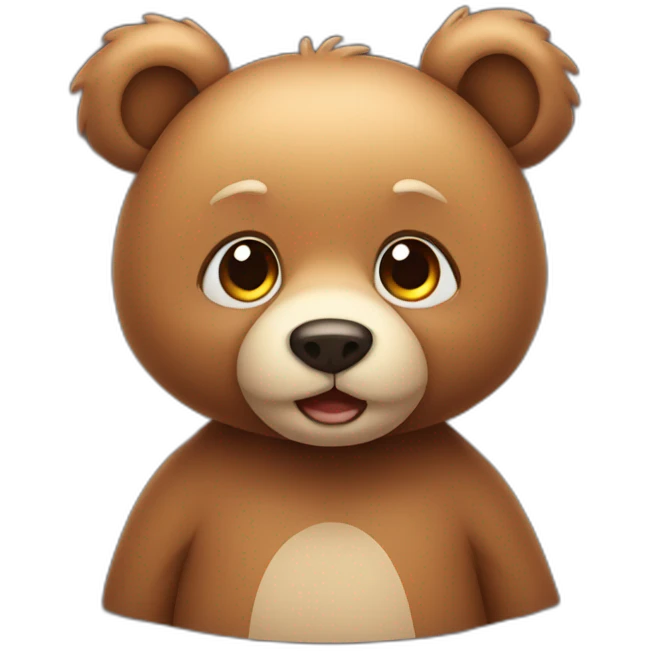 cute bear emoji