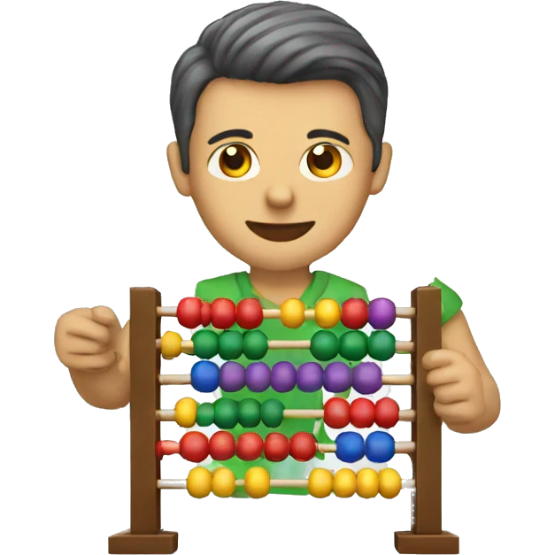 man with abacus emoji