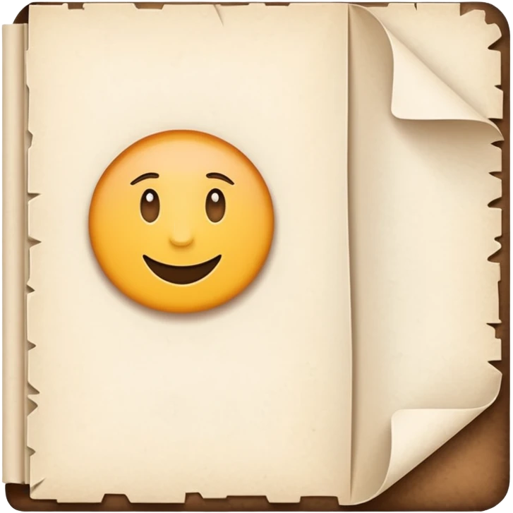 Folded Corner Page emoji