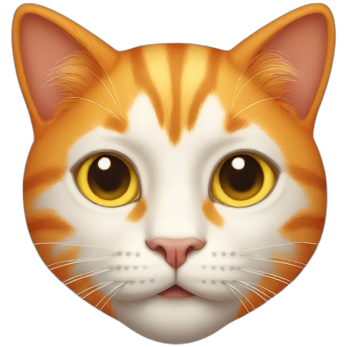 orange cat king emoji