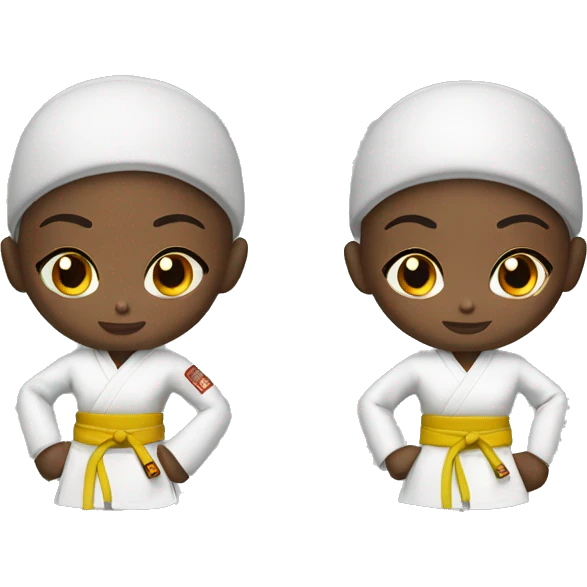 martial arts girl emoji