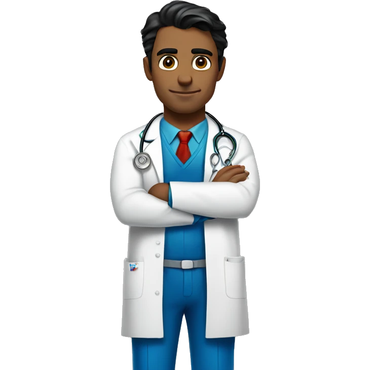 hombre doctor superman guapo emoji