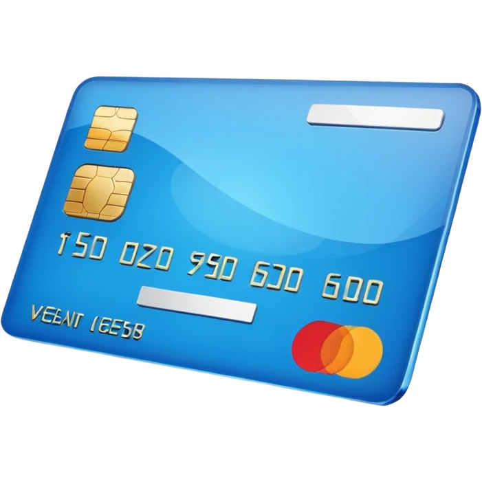 3D style credit card icon, no text emoji