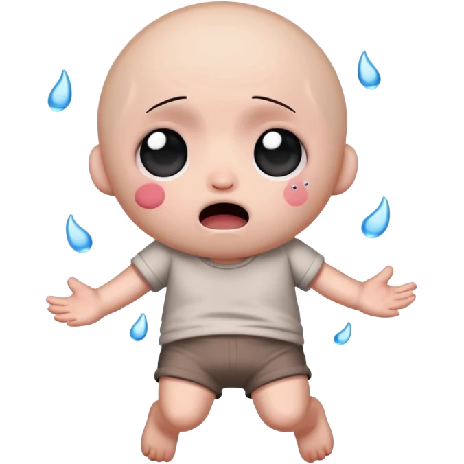 Binding of Isaac jumping cute emoji