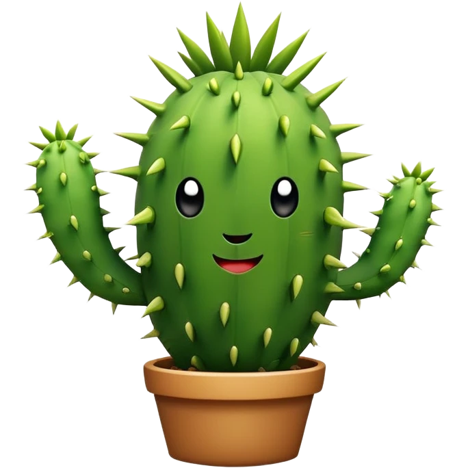 Танцующий кактус emoji