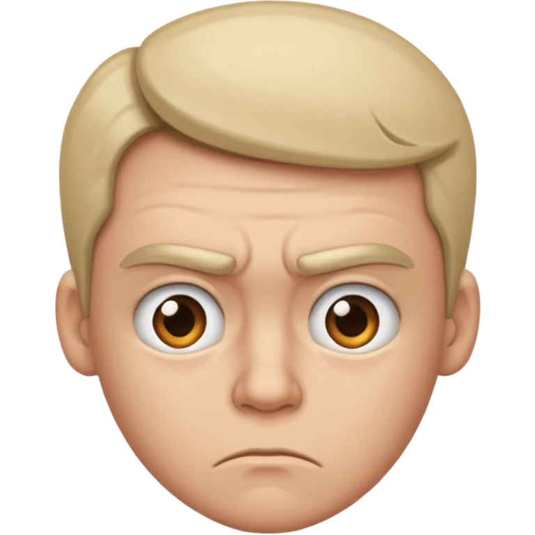 frown judgy emoji