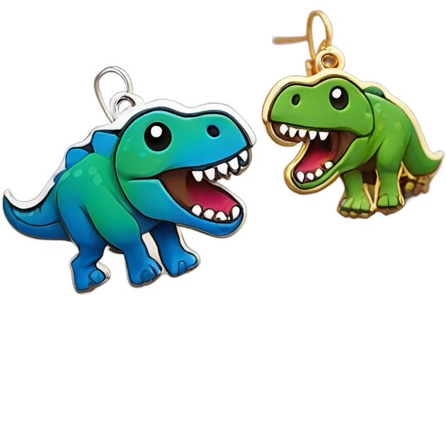 Dinosaur ear ring emoji