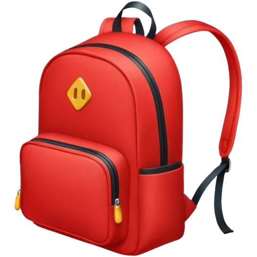 red BackPack emoji