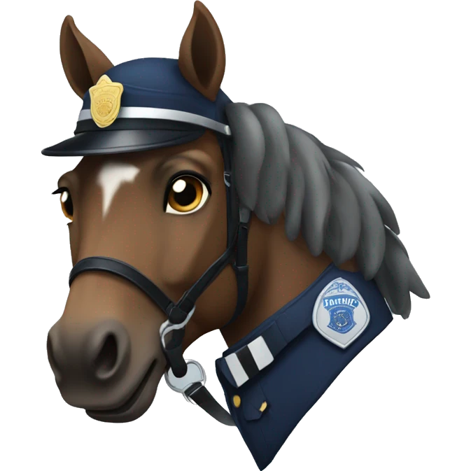 police horse emoji