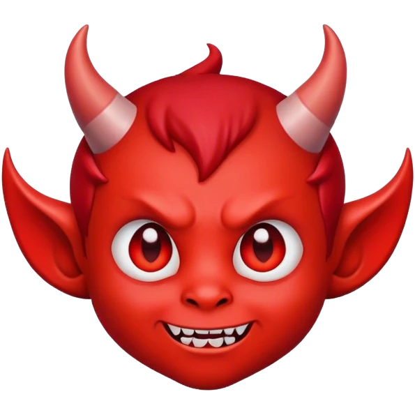 Cute devil emoji