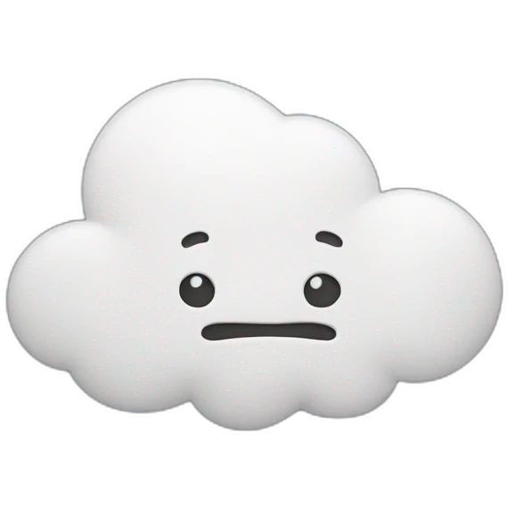 thought cloud emoji