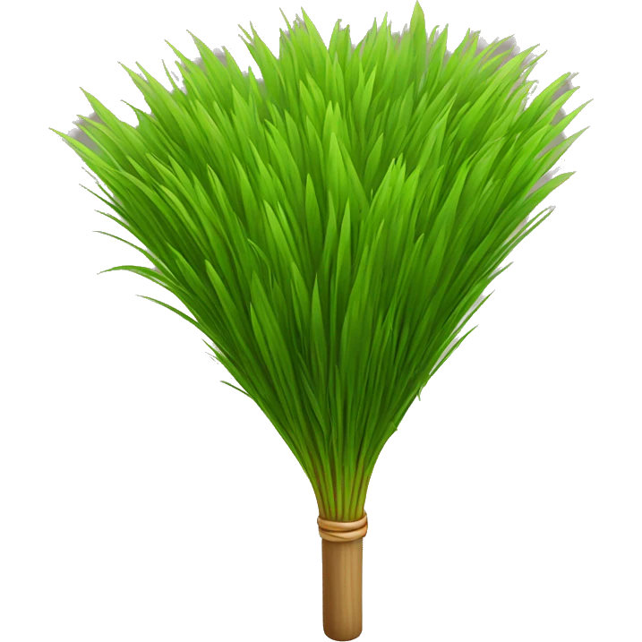 Sauna grass broom emoji