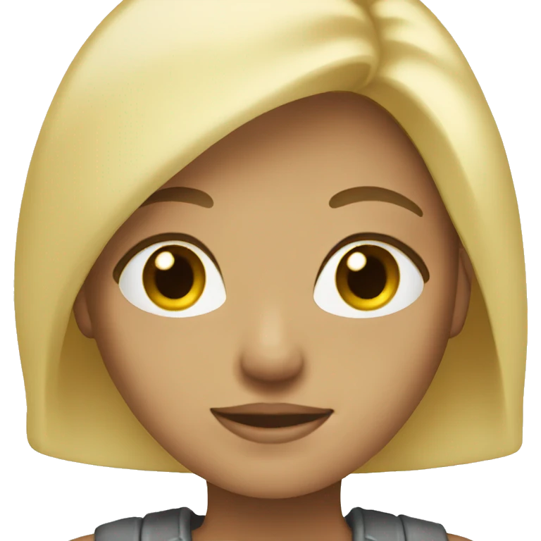 Blonde hair emoji