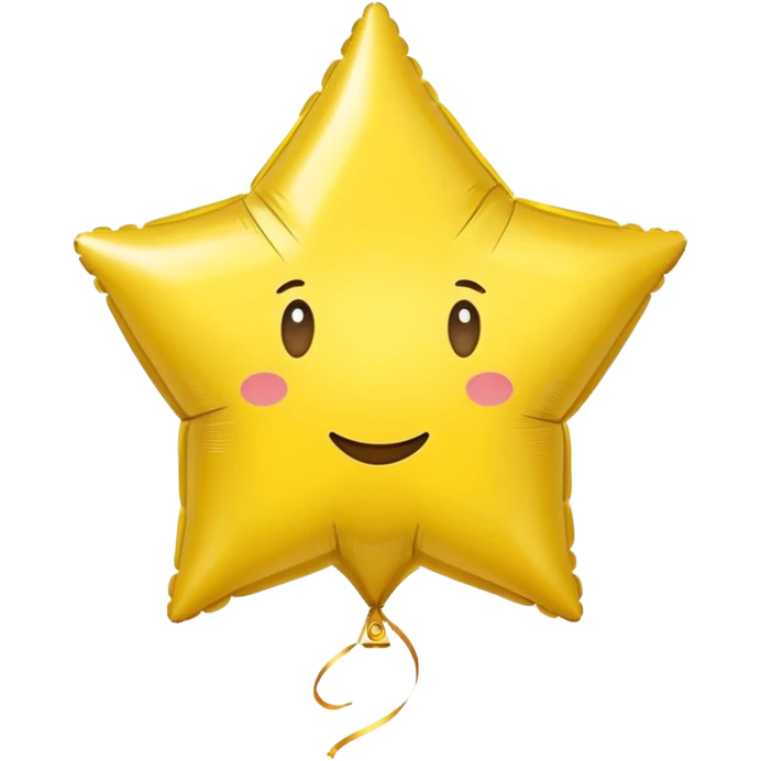 ballon yellow star emoji