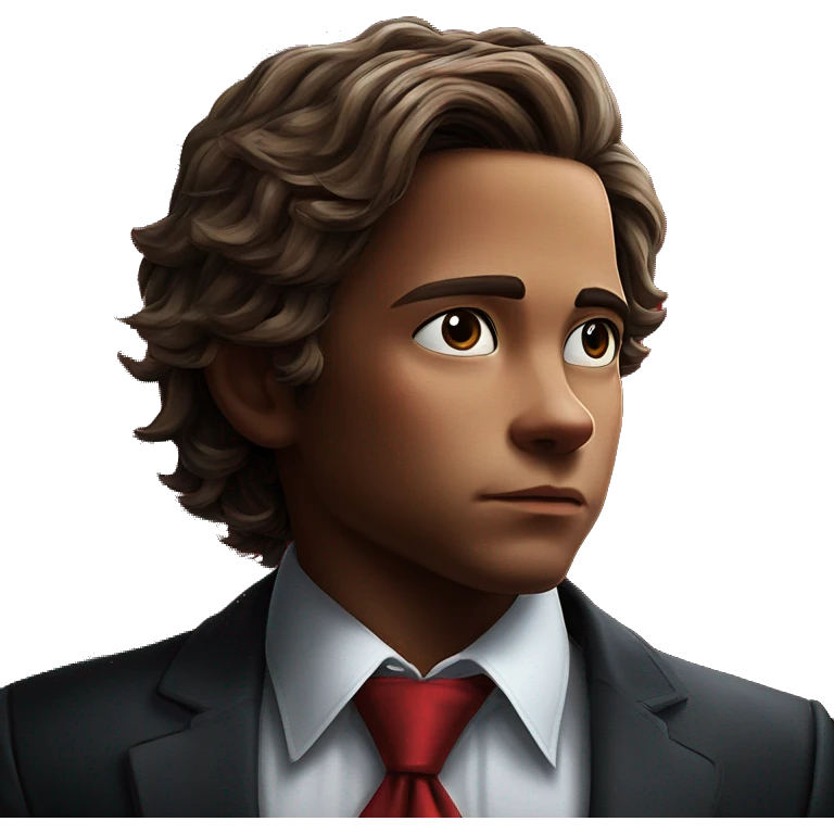 "formal portrait suit solo male" emoji