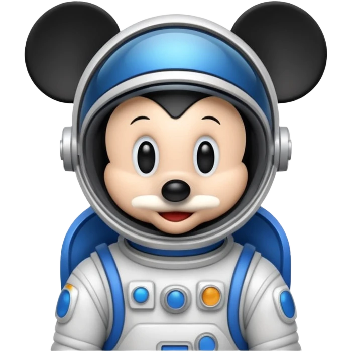 MICKEY DANS UN HABIT DE COSMONAUTE  emoji