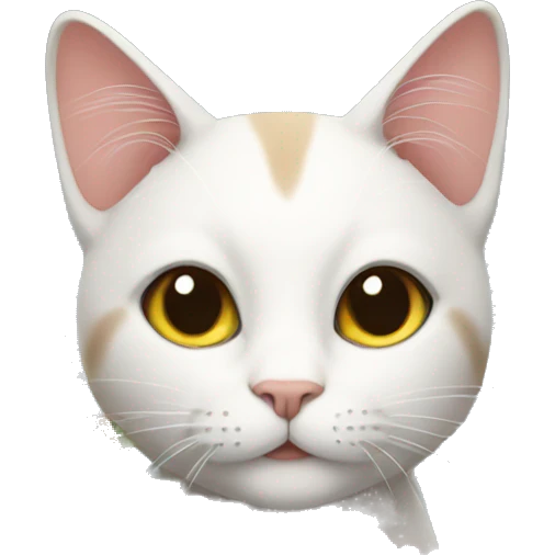 cat with flowers emoji