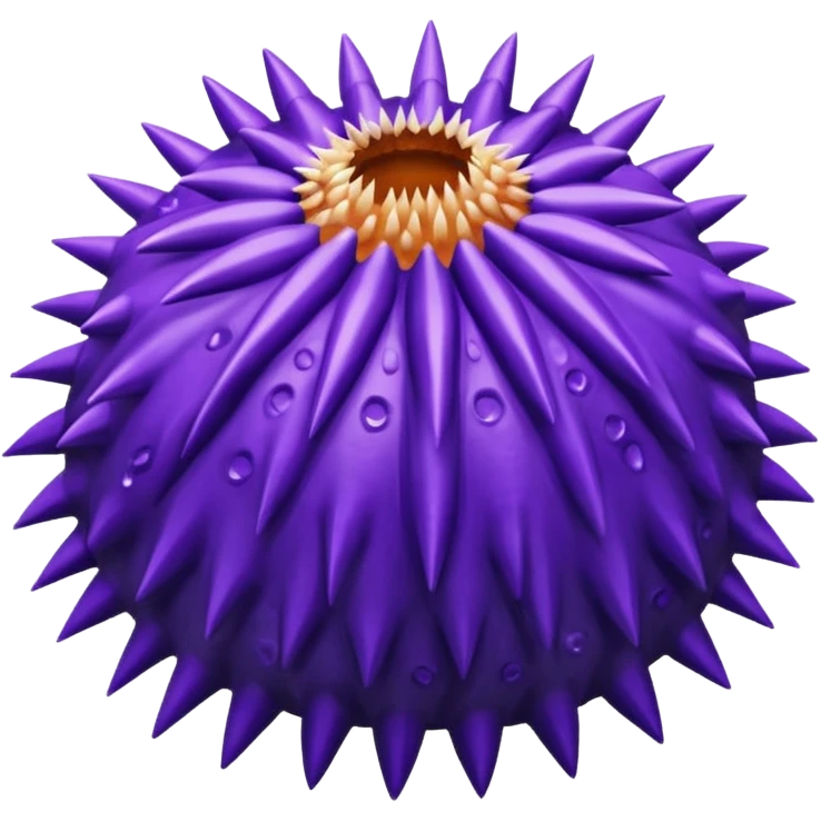 sea urchin emoji