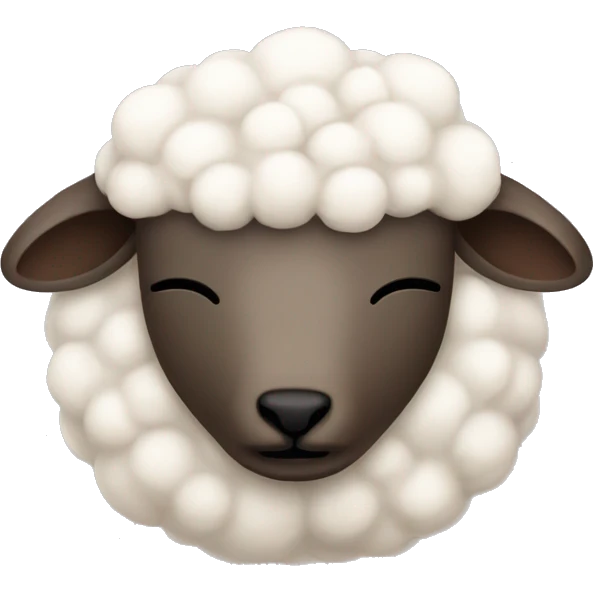 restful sleep sheep  emoji