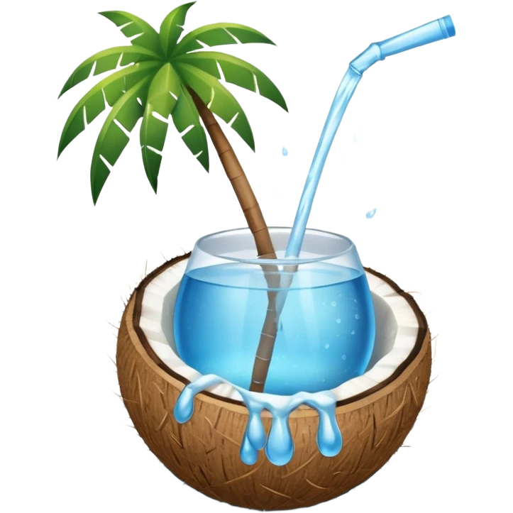 Coconut water emoji
