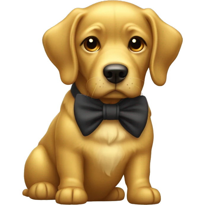 golden with bow and freakless emoji