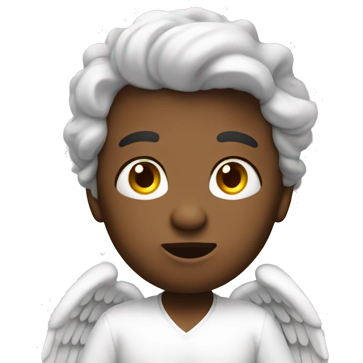 angel speaking emoji