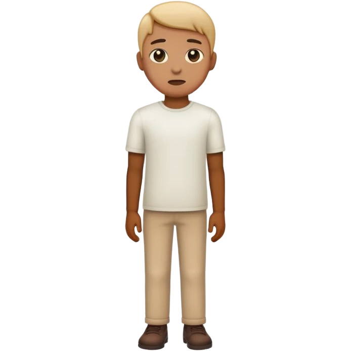 person standing alone emoji