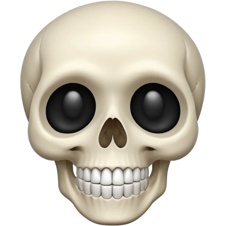 Cute skull emoji