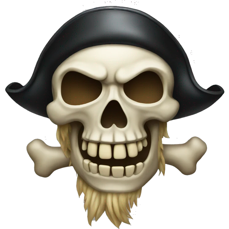 Pirate skull emoji