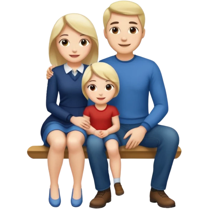 make her with no clothing full body sitting on her knee. And the guy must stand with her.  emoji