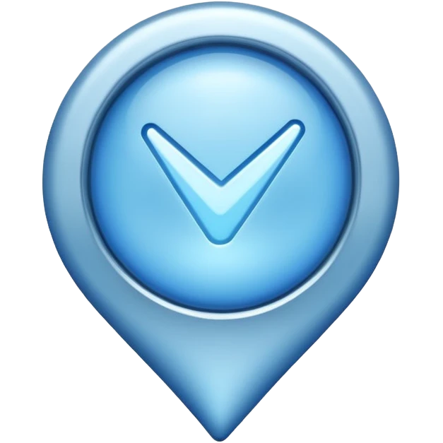 Blue tick emoji