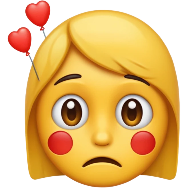 sad but celebrating emoji