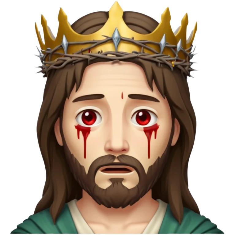 Jesus on the cross emoji