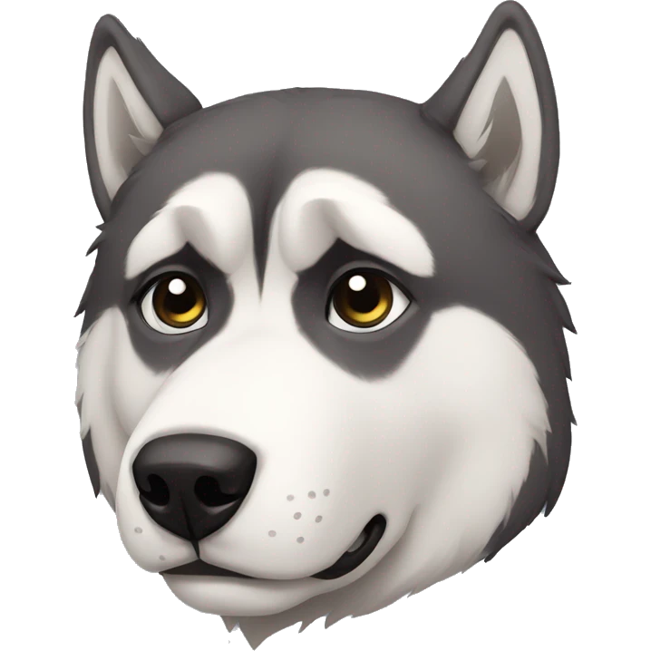 husky sad do emoji
