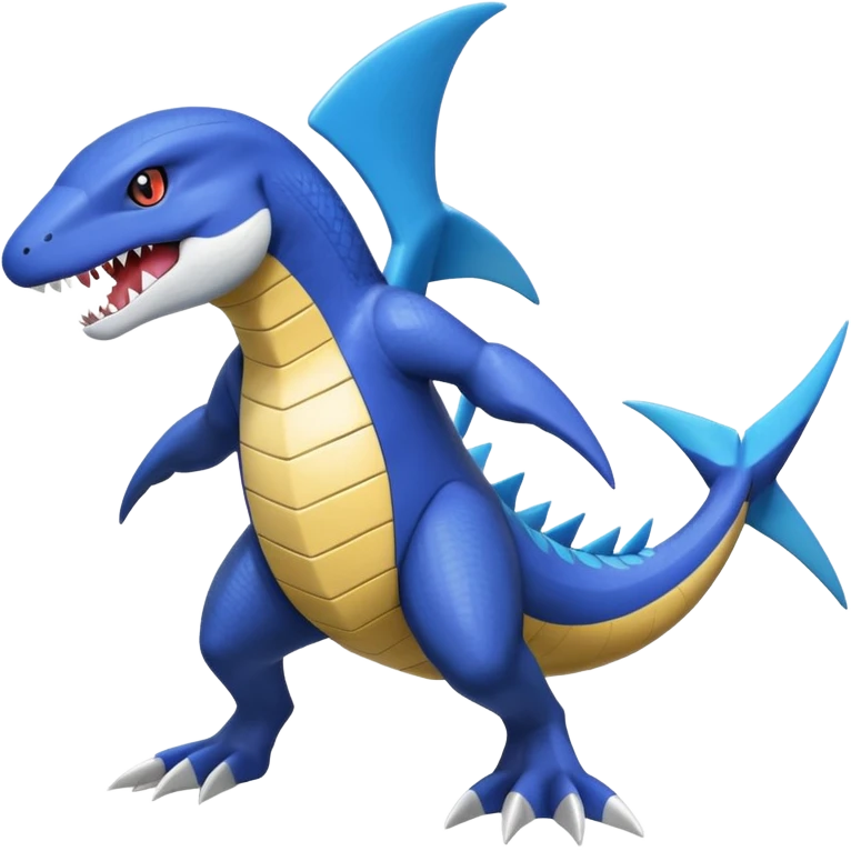 Latios-Sharpedo-Garchomp-Gabite-Amaura-Salandit-Helioptile-fusion (full body) emoji