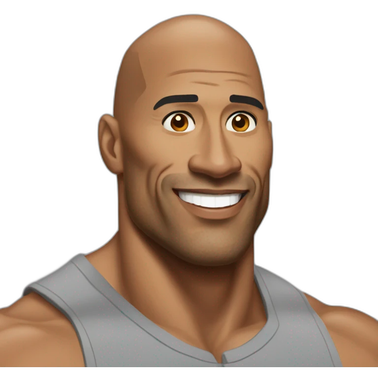 Dwayne the rock johnson emoji