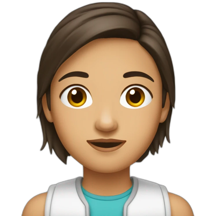 Fille brune qui est en énervé emoji