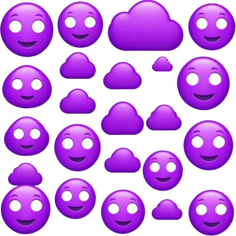 Purple  emoji