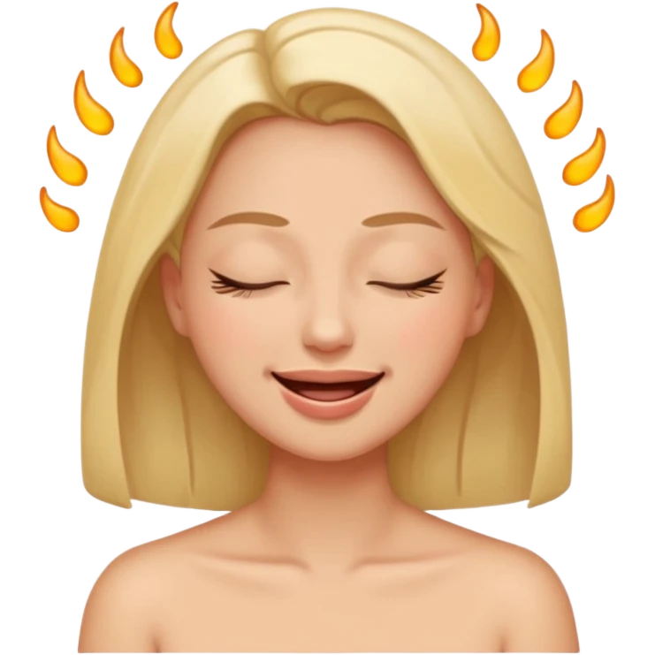Woman ejaculating emoji