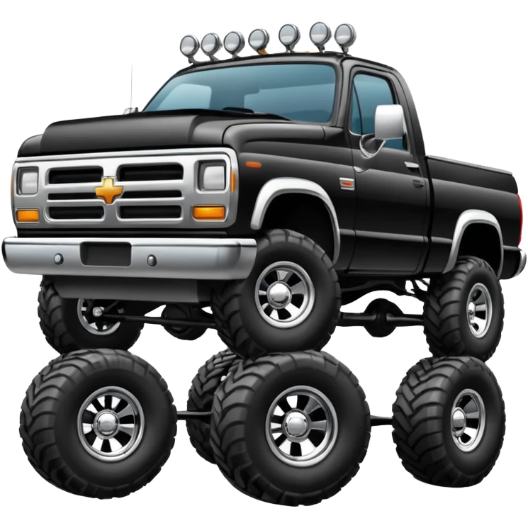 Squatted truck  emoji
