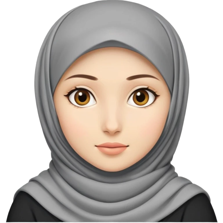 دختری محجبه که تبلیغ حجاب میکند emoji