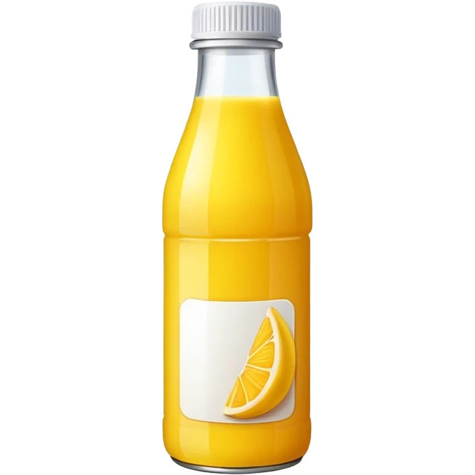 Yellow juice bottled emoji