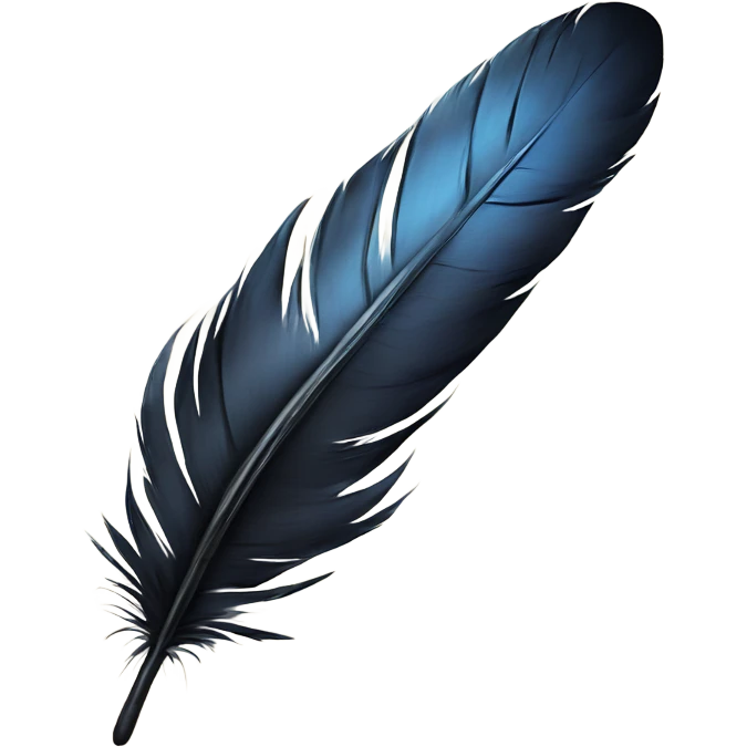 feather and ink emoji