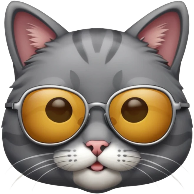 Cat wearing sunglasses emoji