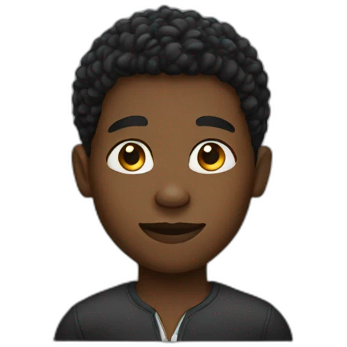 Black boy emoji