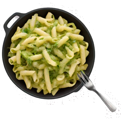 Pesto pasta with zucchini  emoji