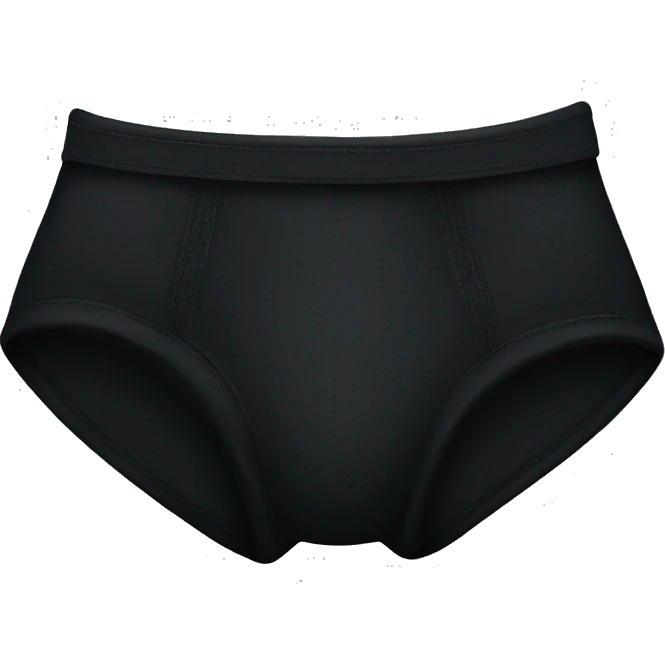 Black underwear emoji