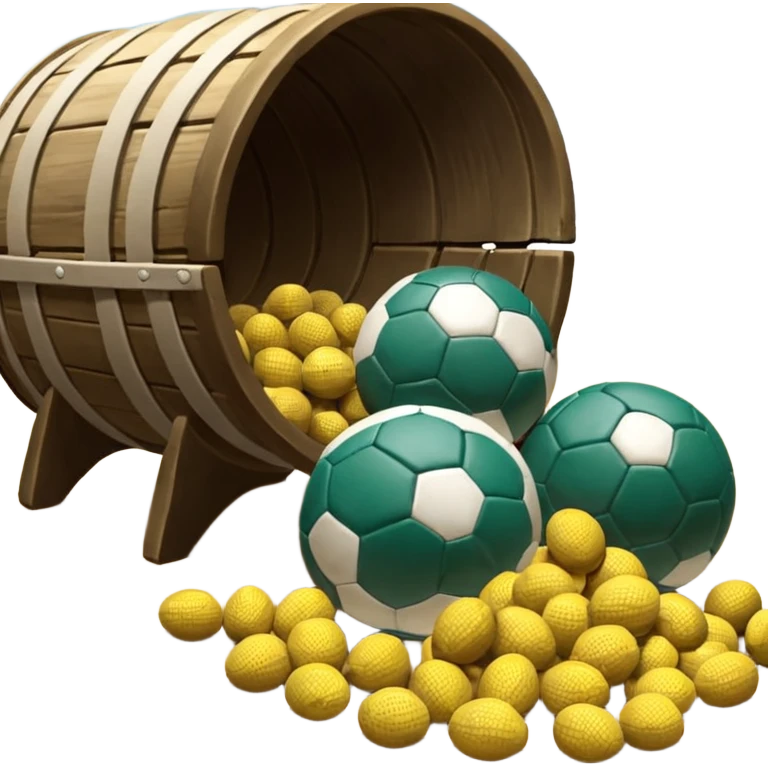 Собака с футбольным мячом emoji