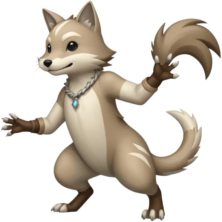 Linoone-Rocruff-fusion emoji