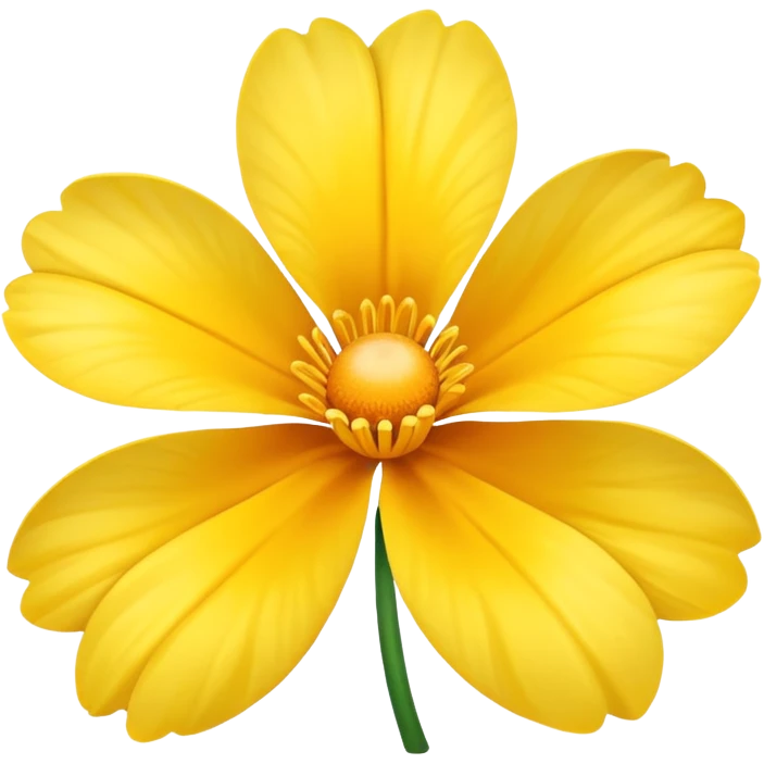 yellow flower emoji